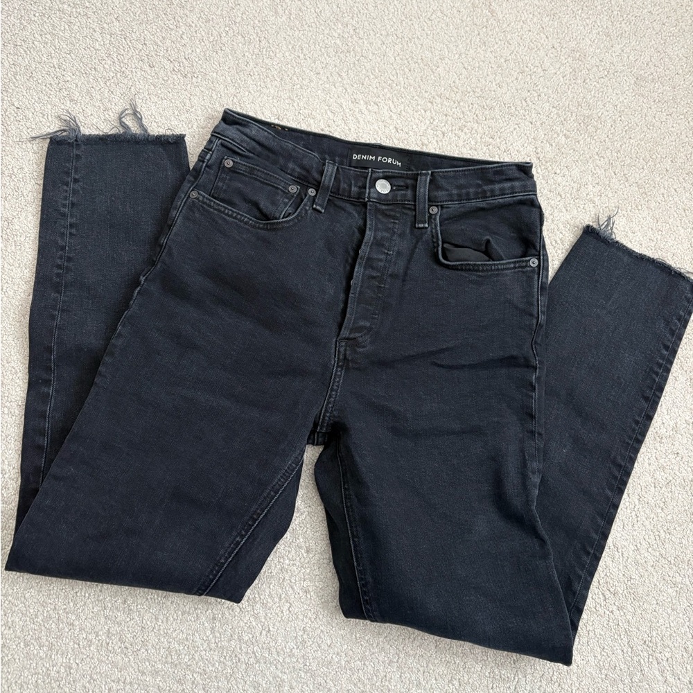 Denim Forum Yoko High Rise Slim Jeans